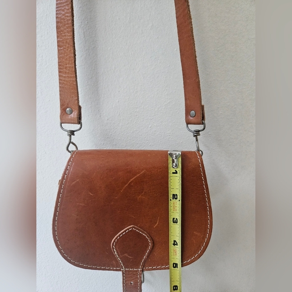 Mini Leather Crossbody Bag Made in Greece - Picture 9 of 9